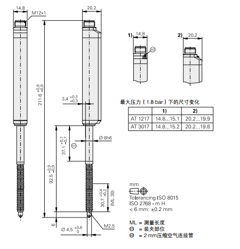 海德汉广州代理商,长度计AT3000